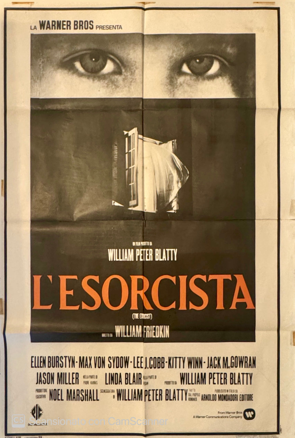 Manifesto originale cinema l'Esorcista
