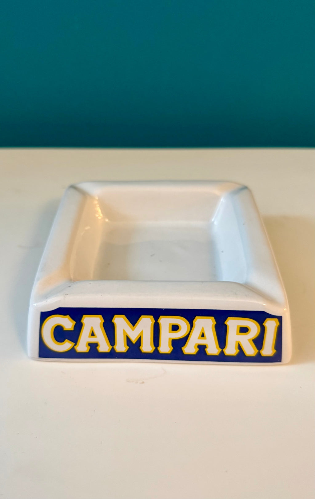 Posacenere Campari in ceramica